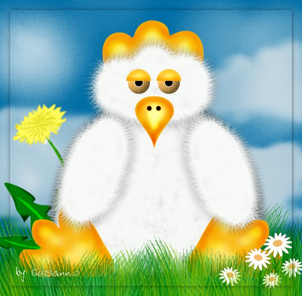 einfaches Huhn