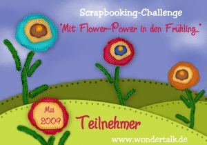 Scrap-Challenge Flower Power